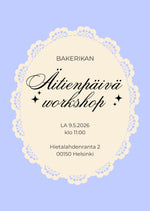 Äitienpäivä workshop 9.5.2026