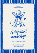 Isänpäivä workshop 7.11.2026