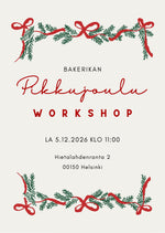 Pikkujoulu workshop 5.12.2026